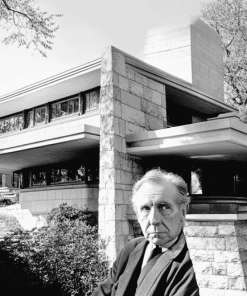 Frank Lloyd Wright Black White Diamond Painting