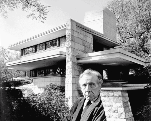 Frank Lloyd Wright Black White Diamond Painting