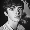 Freddie Highmore Monochrome Diamond Painting