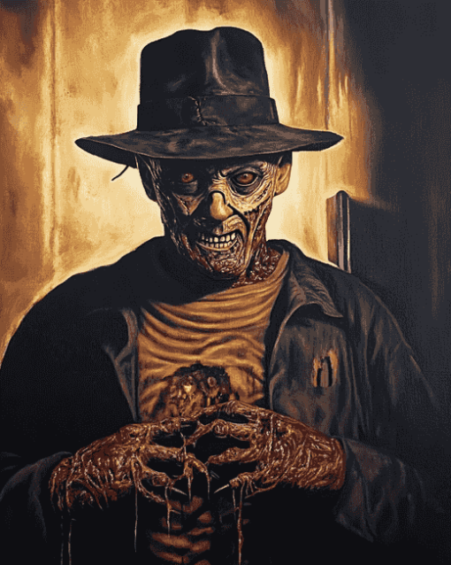 Freddy Krueger Movie Series Diamond Painting