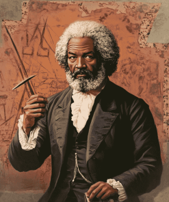 Frederick Douglass Vintage Diamond Painting