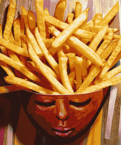 French Fries Inspired Diamond Painting