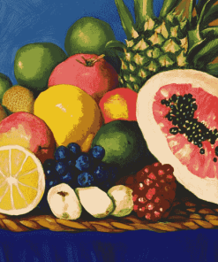 Frida Kahlo Fruit Still Life Diamond Painting