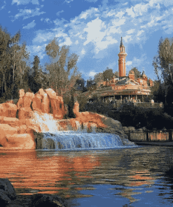 Frontierland Bay Lake Diamond Painting