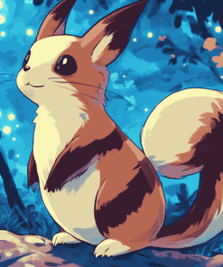 Furret Pokemon Art Diamond Painting