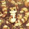 Furret Pokemon Art Diamond Painting