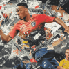 Gabriel Magalhaes Football Diamond Painting