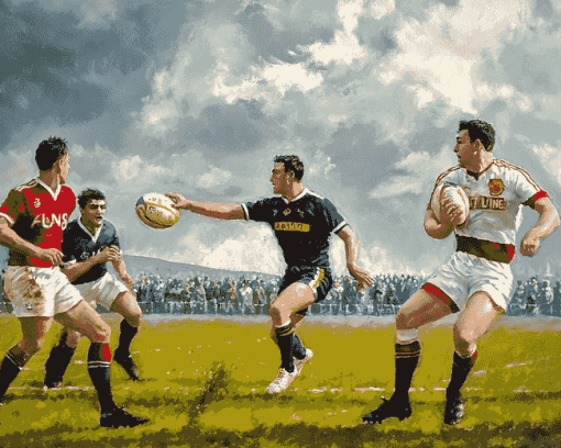 Gaelic Football Players Diamond Painting