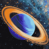 Galactic Planet Ring Diamond Painting