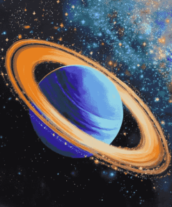 Galactic Planet Ring Diamond Painting