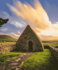 Gallarus Oratory Dingle at Sunset Diamond Painting