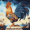 Gamecock Chicken Diamond Painting