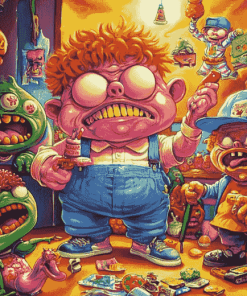 Garbage Pail Kids Animation Diamond Painting