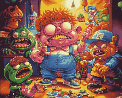 Garbage Pail Kids Animation Diamond Painting