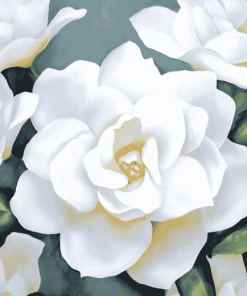 Gardenia Blossoms Diamond Painting