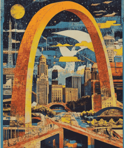 Gateway Arch St. Louis Diamond Painting