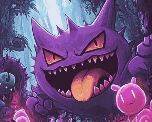 Gengar Fantasy Diamond Painting