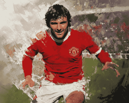 George Best Manchester United Diamond Painting