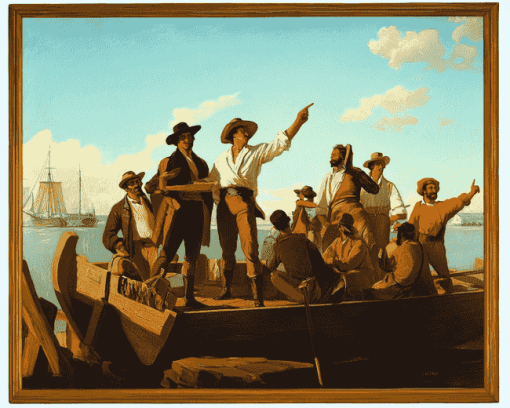 George Caleb Bingham Jolly Flatboatmen Diamond Painting