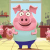 George Pig Cartoon Diamond Painting