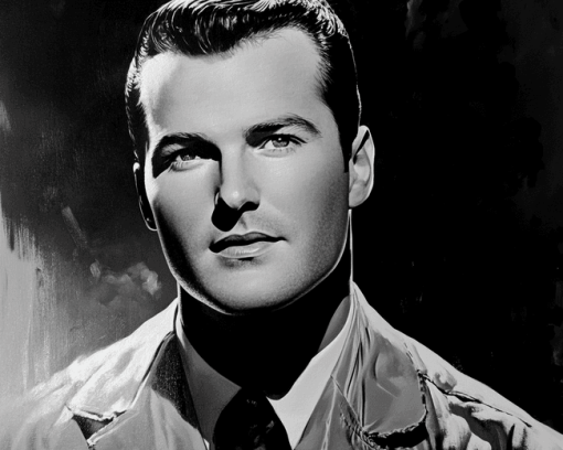 George Reeves Famous Monochrome Diamond Painting