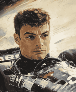 George Russell Racing Star Diamond Painting