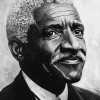 George Washington Carver Monochrome Diamond Painting