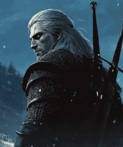 Geralt of Rivia The Witcher Diamond Painting