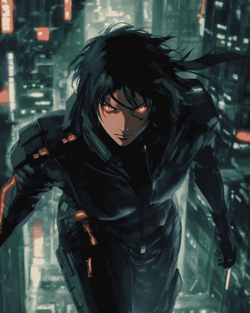 Ghost In The Shell Anime Diamond Painting