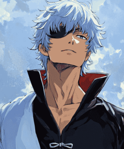 Gintoki Sakata Anime Diamond Painting