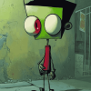 Gir Invader Zim Cartoons Diamond Painting