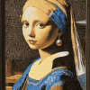 Girl With The Pearl Earring Vintage Diamond Painting