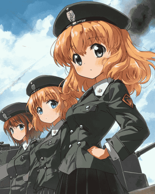 Girls Und Panzer Anime Diamond Painting