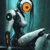 Glados Robot Diamond Painting