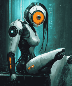 Glados Robot Diamond Painting