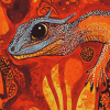 Goanna Dragon Diamond Painting