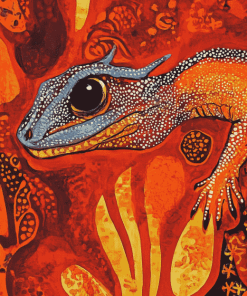 Goanna Dragon Diamond Painting