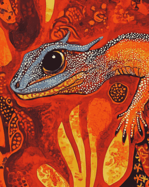 Goanna Dragon Diamond Painting