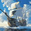 Going Merry One Piece Diamond Painting