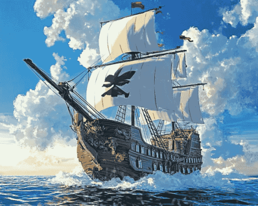 Going Merry One Piece Diamond Painting