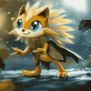 Gold Tenrec Sonic Diamond Painting