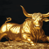 Golden Bull Diamond Painting