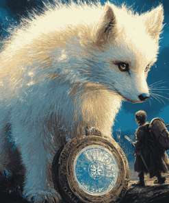 Golden Compass Furets Diamond Painting