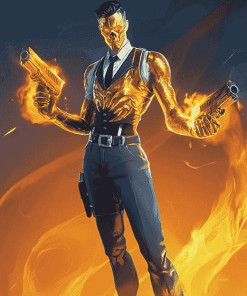 Golden Midas Fortnite Diamond Painting