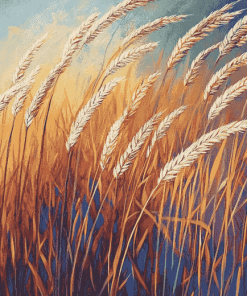 Golden Wheat Fields Diamond Painting