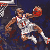 Gonzaga Bulldogs Basketball Diamond Painting