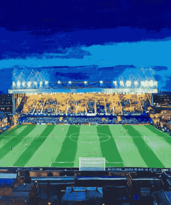 Goodison Park Night Scene Diamond Painting