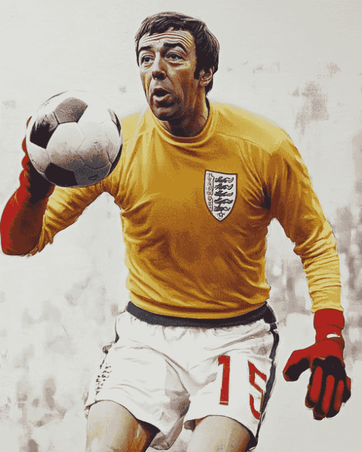 Gordon Banks Soccer Legend Diamond Painting