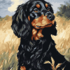 Gordon Setter Puppies Diamond Painting