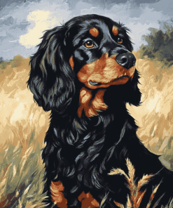 Gordon Setter Puppies Diamond Painting